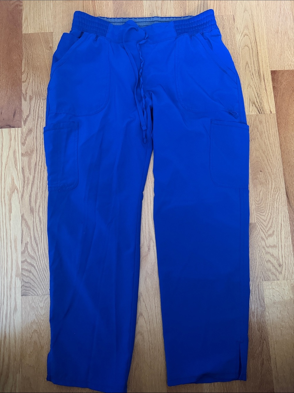 Drawstring scrub Pants in Royal Blue